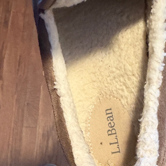L.L. Bean Women's Tan Suede Slippers - Picture 7 of 10